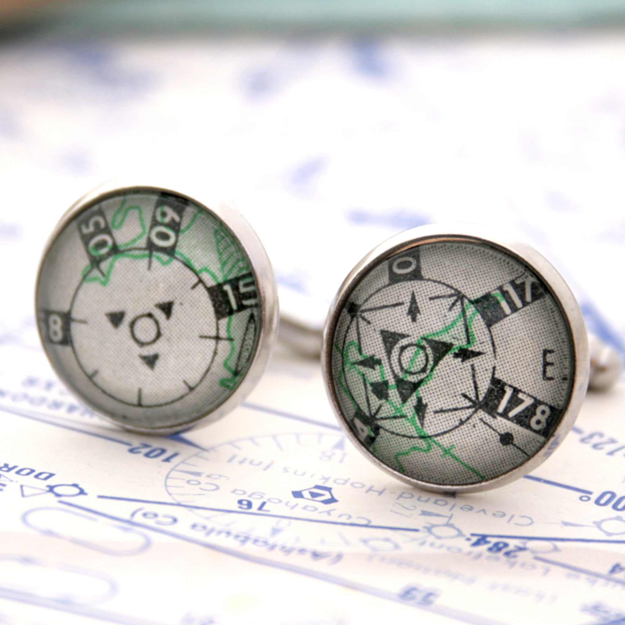 Aeronautical Cufflinks for Pilot