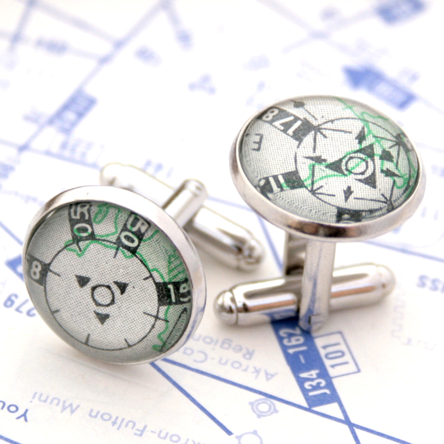 Aeronautical Cufflinks for Pilot