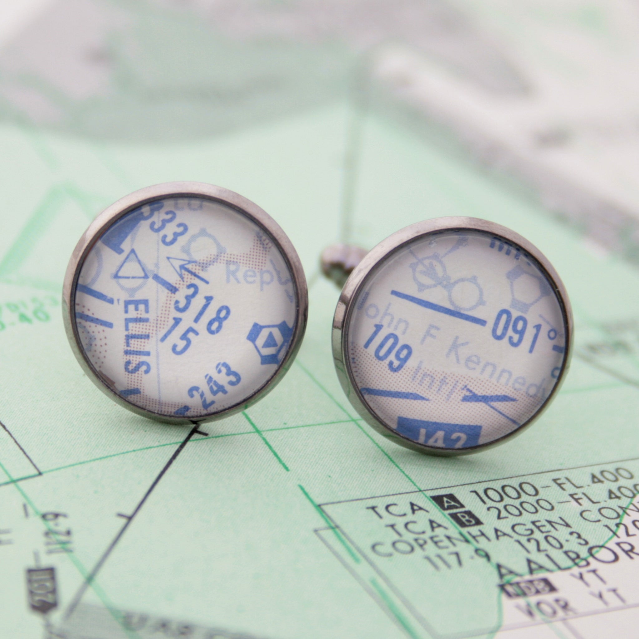 Aeronautical Cufflinks for Pilot