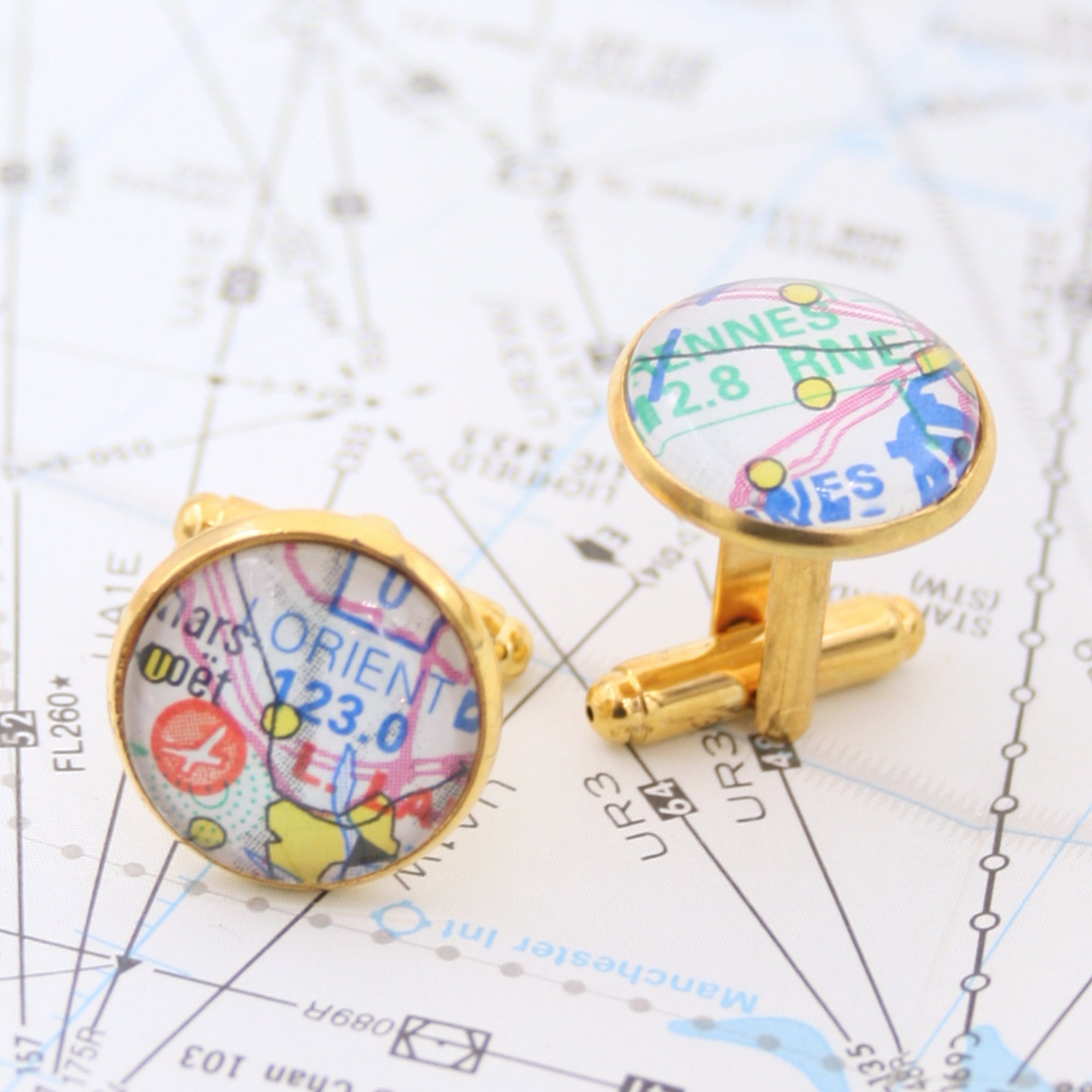 Aeronautical Cufflinks for Pilot