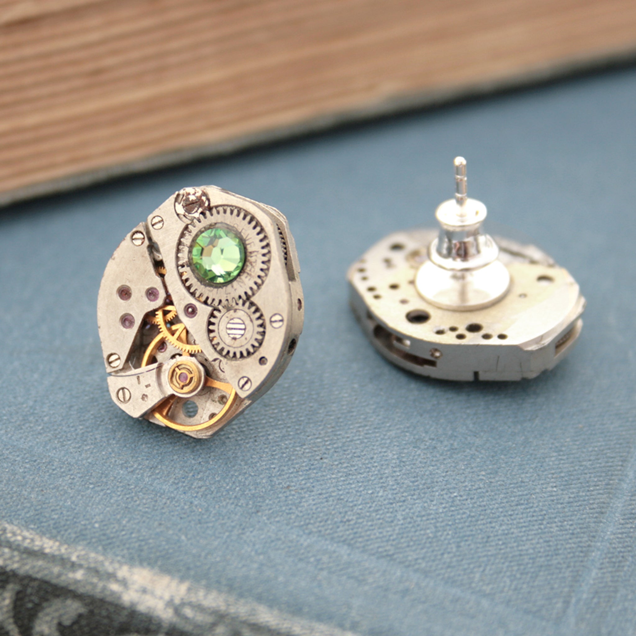 Birthstone Stud Earrings