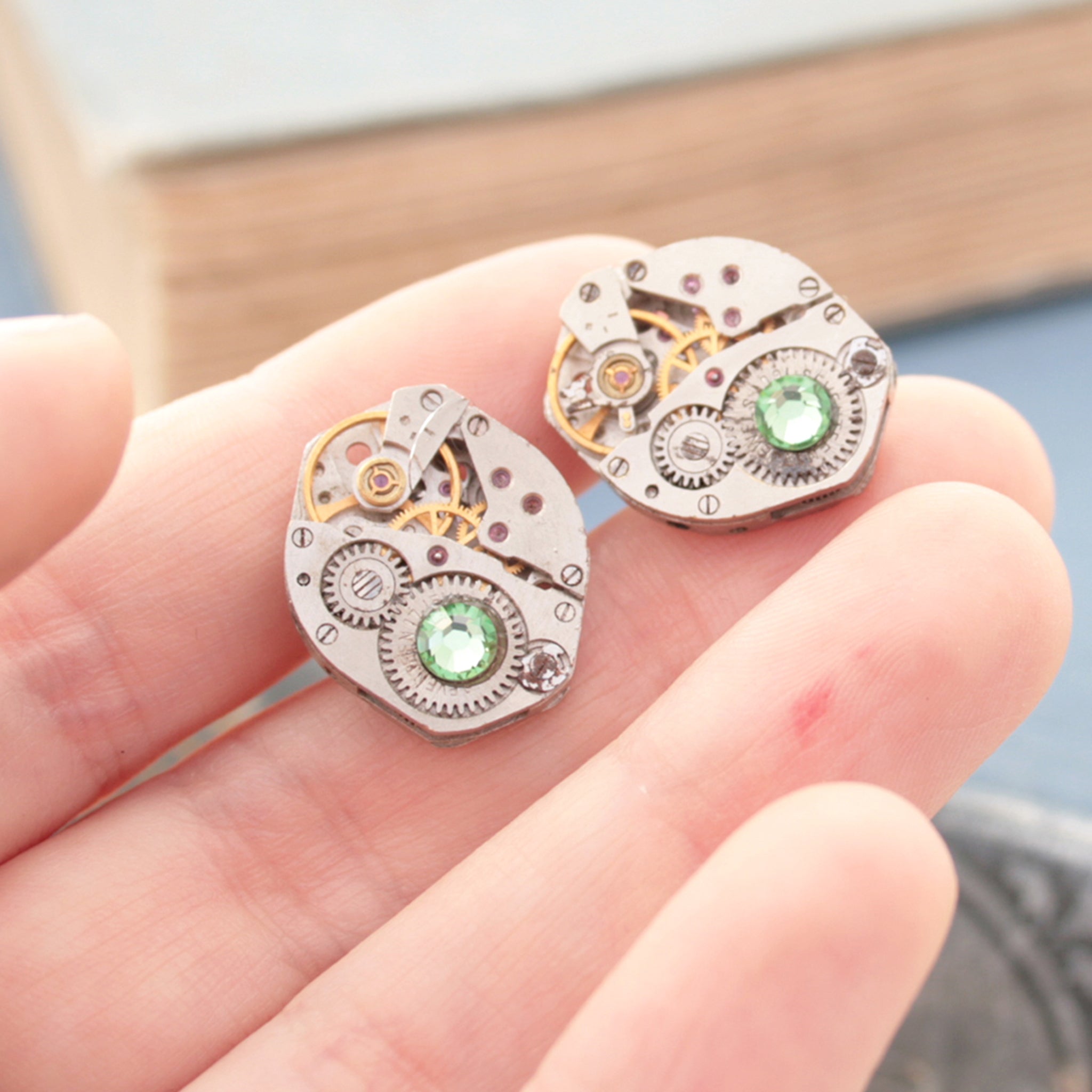 Birthstone Stud Earrings