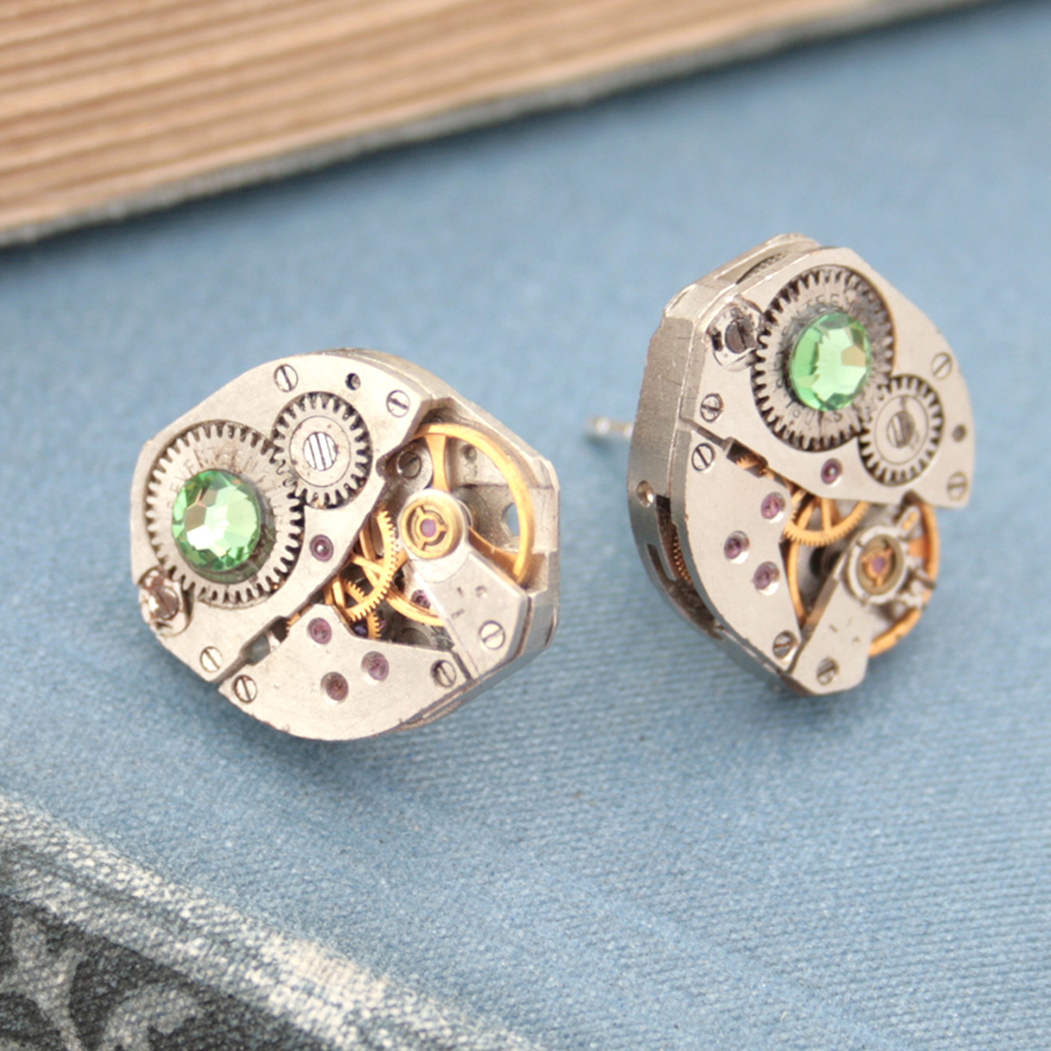 Birthstone Stud Earrings