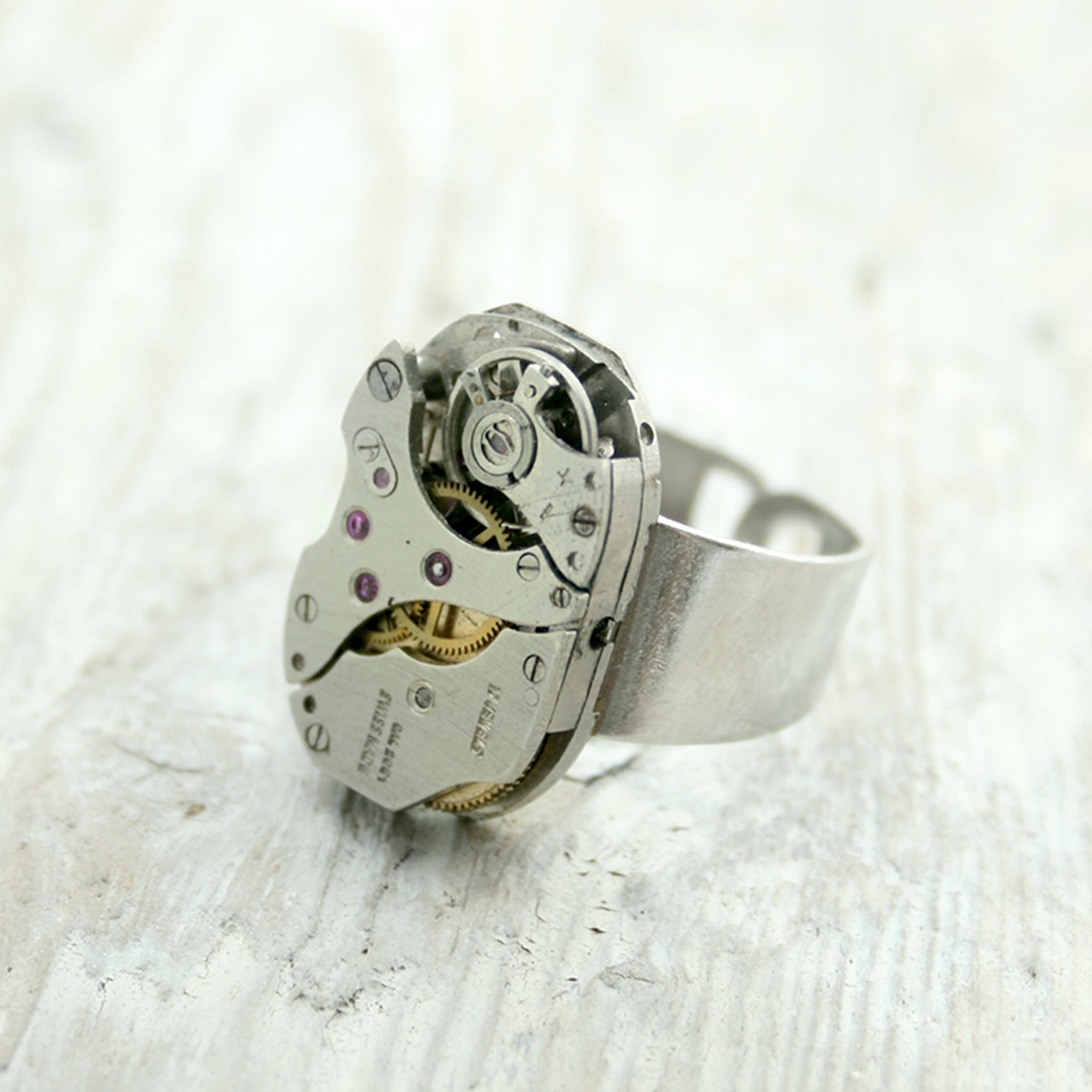 Steampunk Mens Pinky Ring