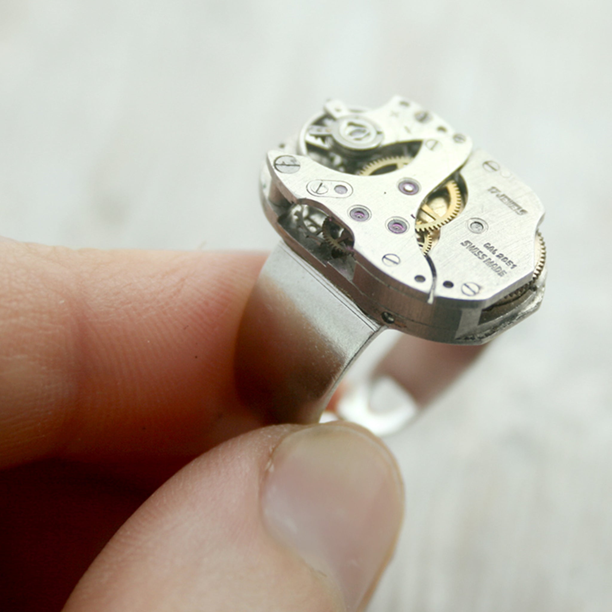 Steampunk Mens Pinky Ring