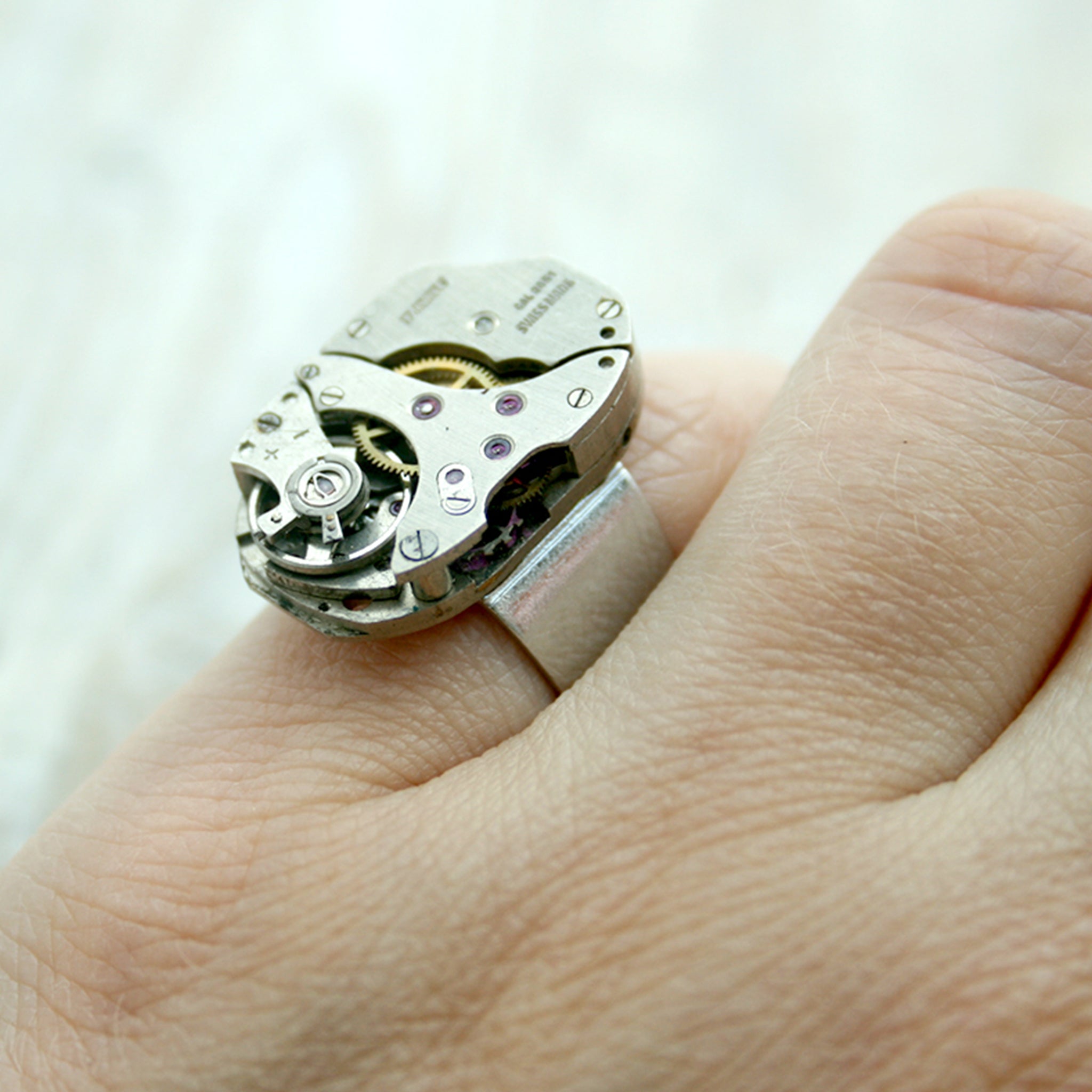 Steampunk Mens Pinky Ring