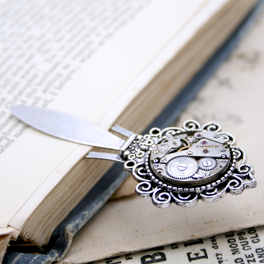 Cool, steampunk bookmark for a bookworm