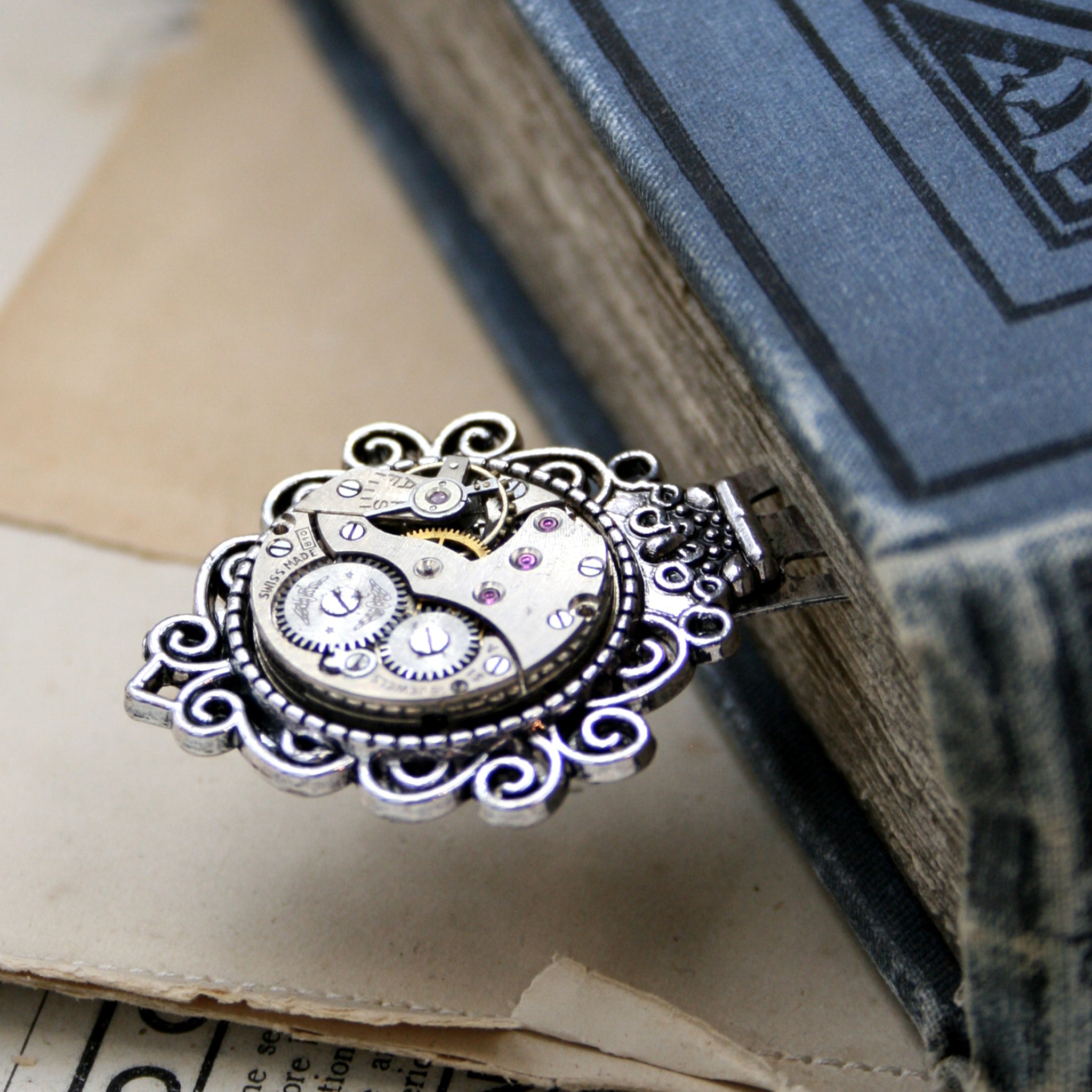 Cool, steampunk bookmark for a bookworm