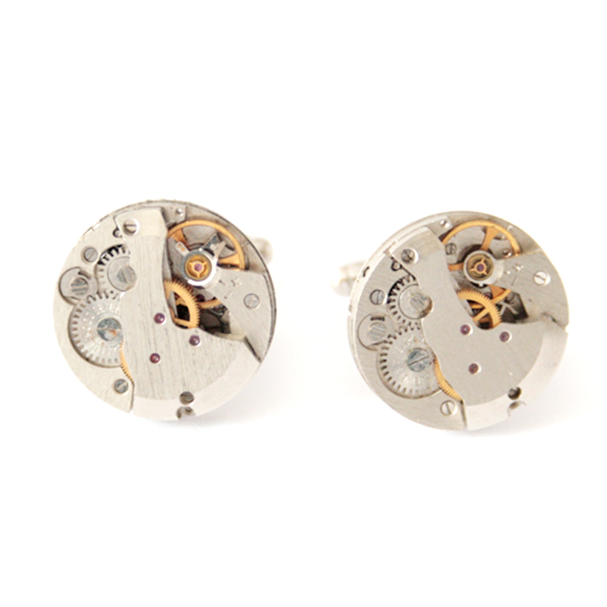 Novelty Watch Cufflinks made of real watches
