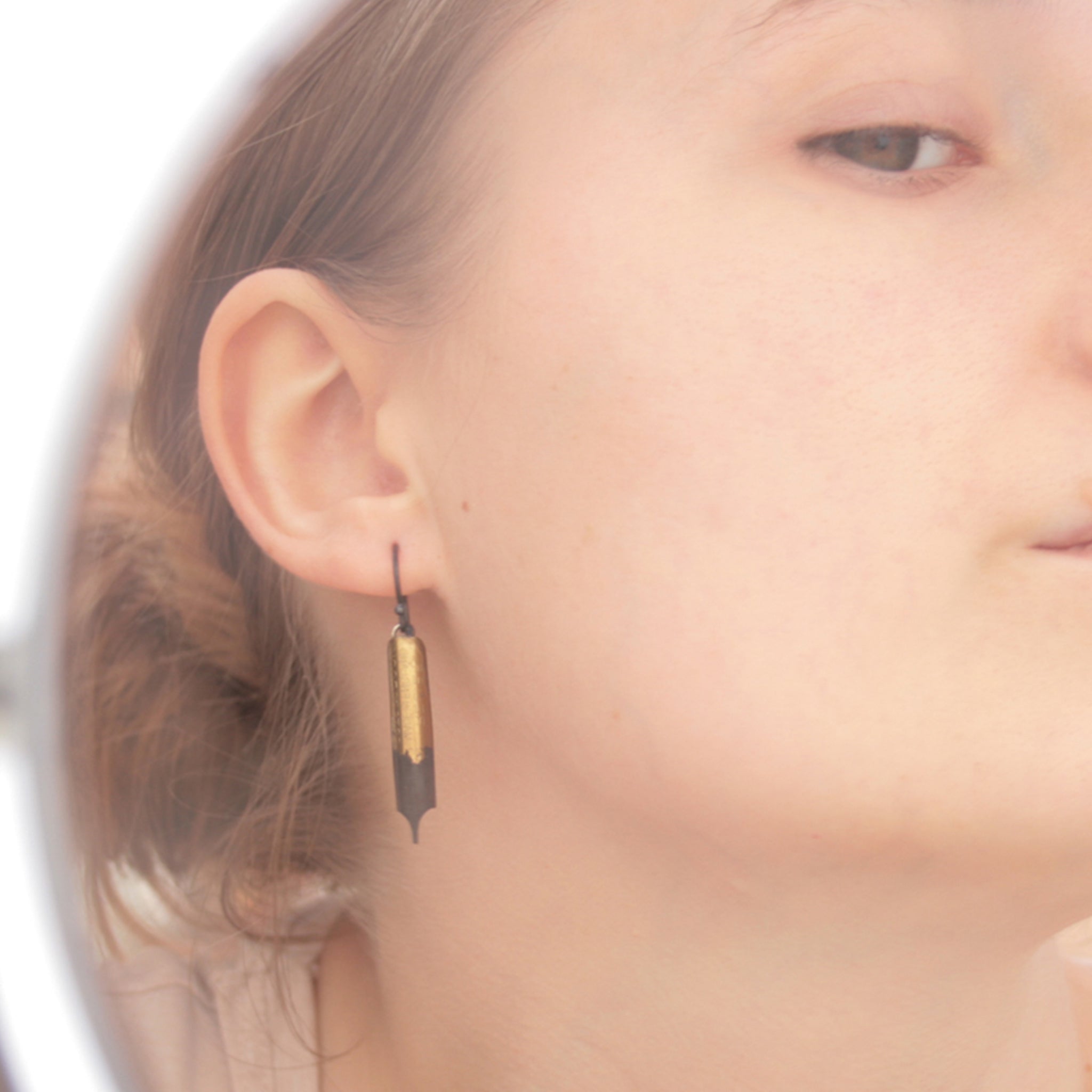 Quirky Pen Nib Earrings