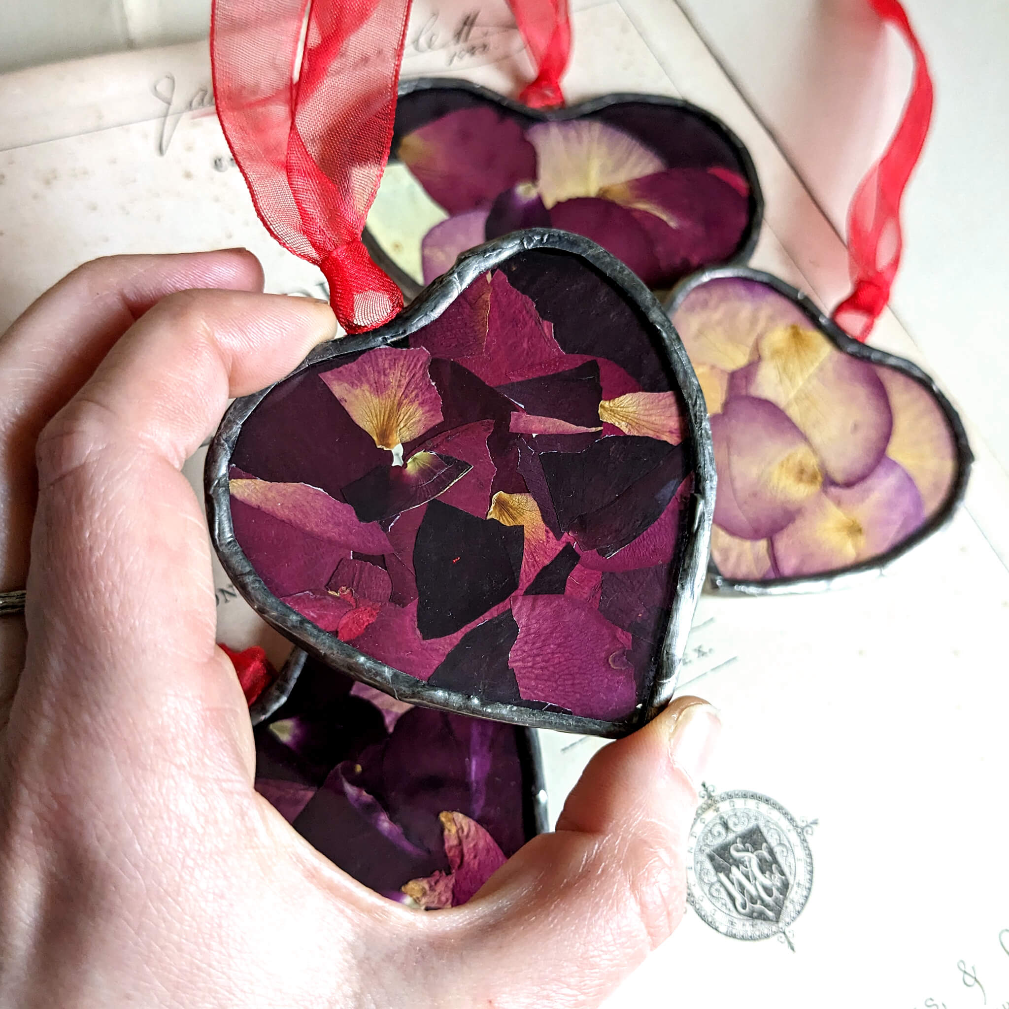 Rose Petal Heart