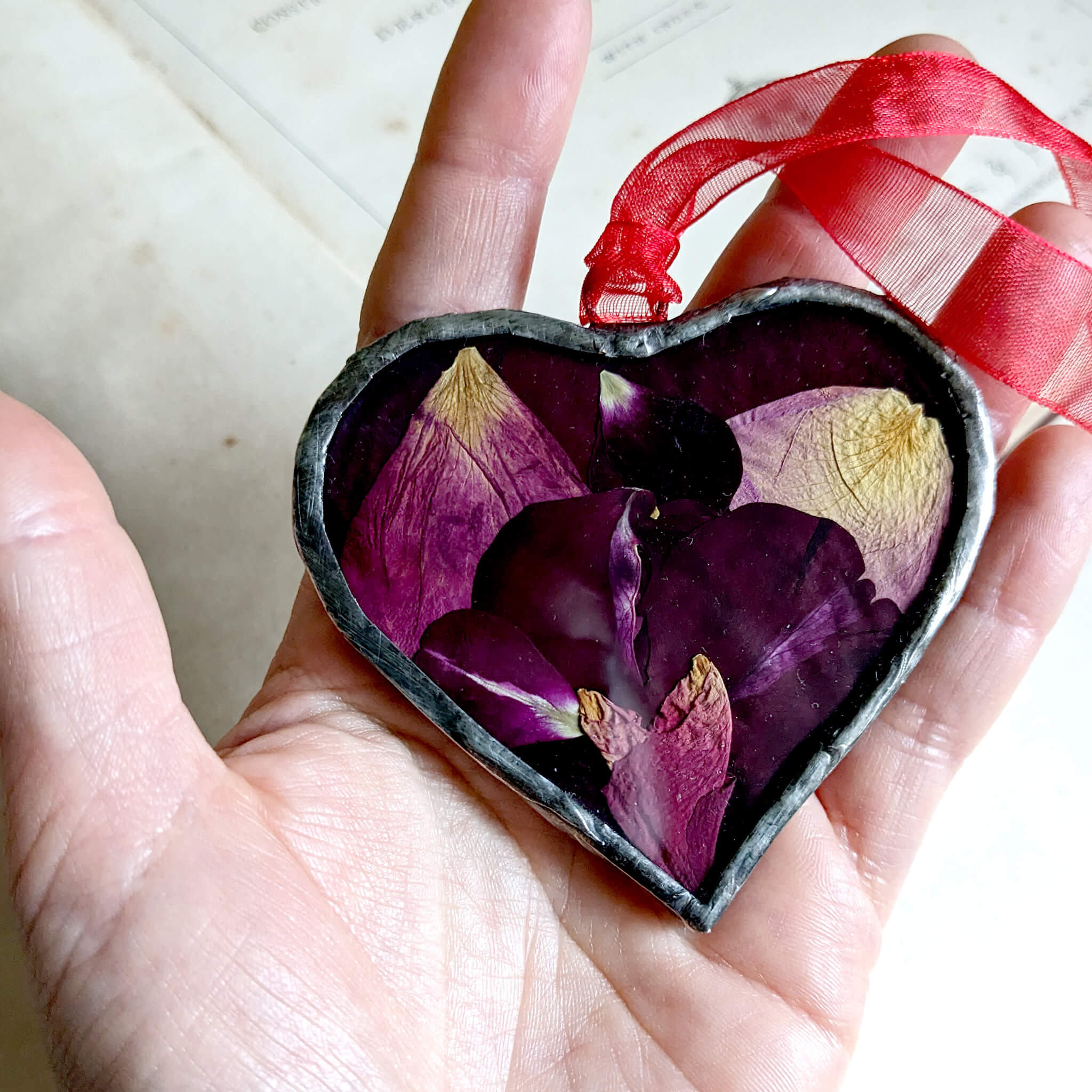 Rose Petal Heart