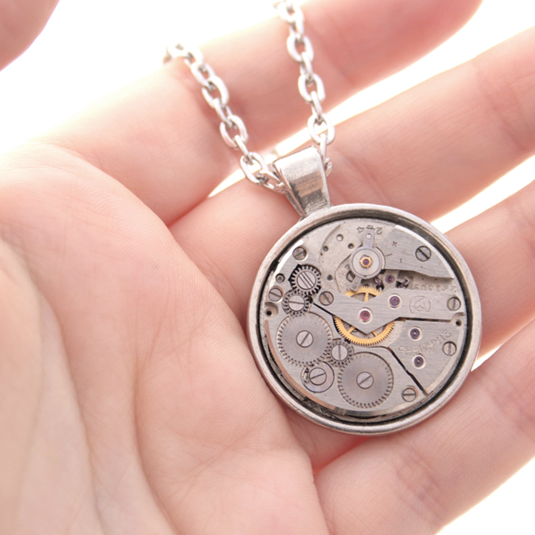 Unique Steampunk Pendant Necklace