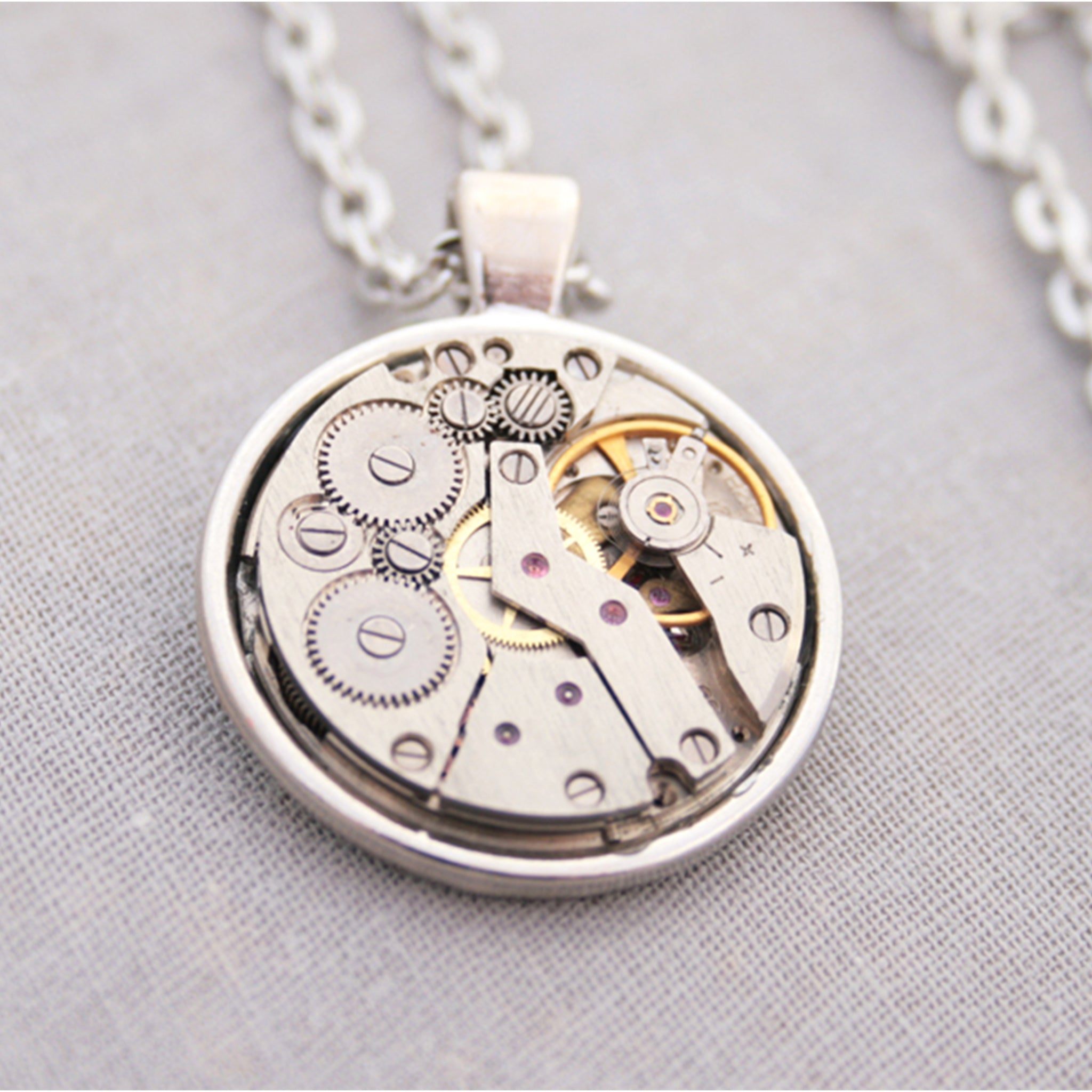 Unique Steampunk Pendant Necklace