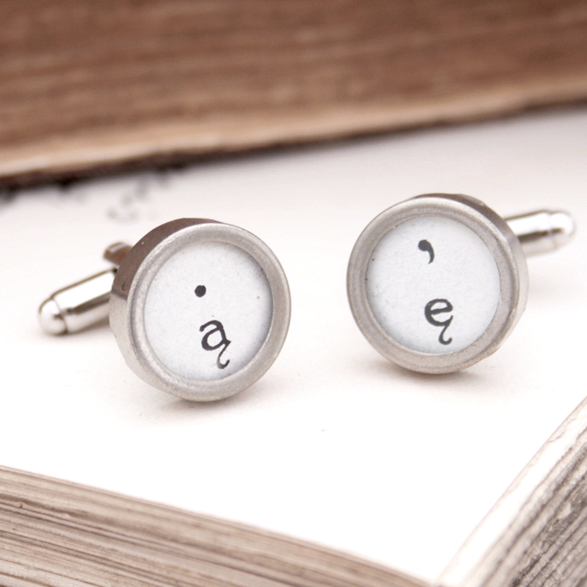 Typewriter Key Cufflinks
