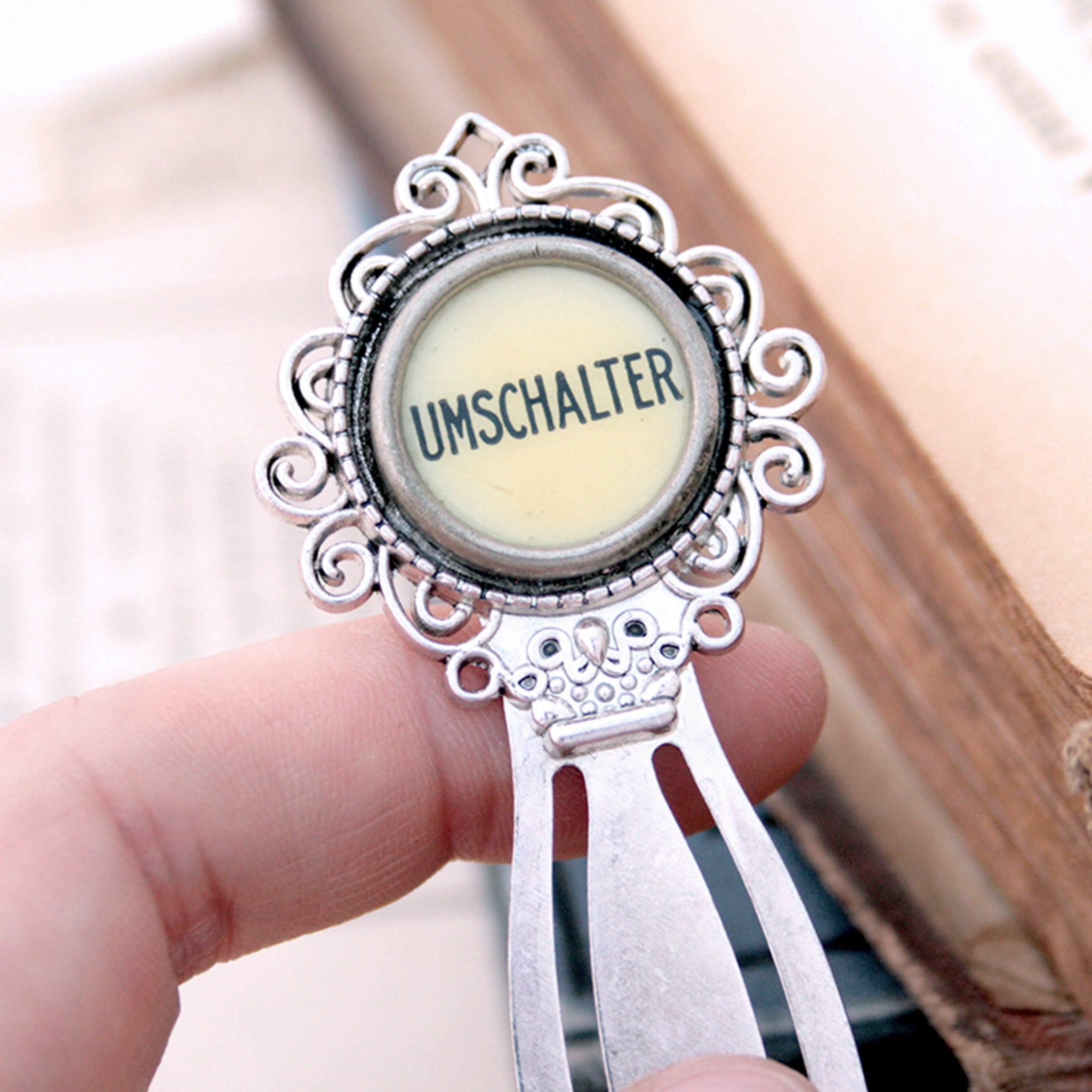 Foreign Typewriter Key Bookmark