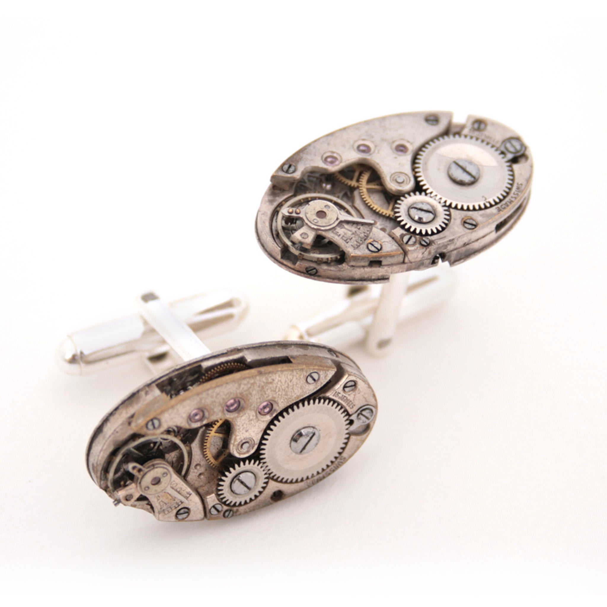 Wedding Cufflinks in Steampunk Style