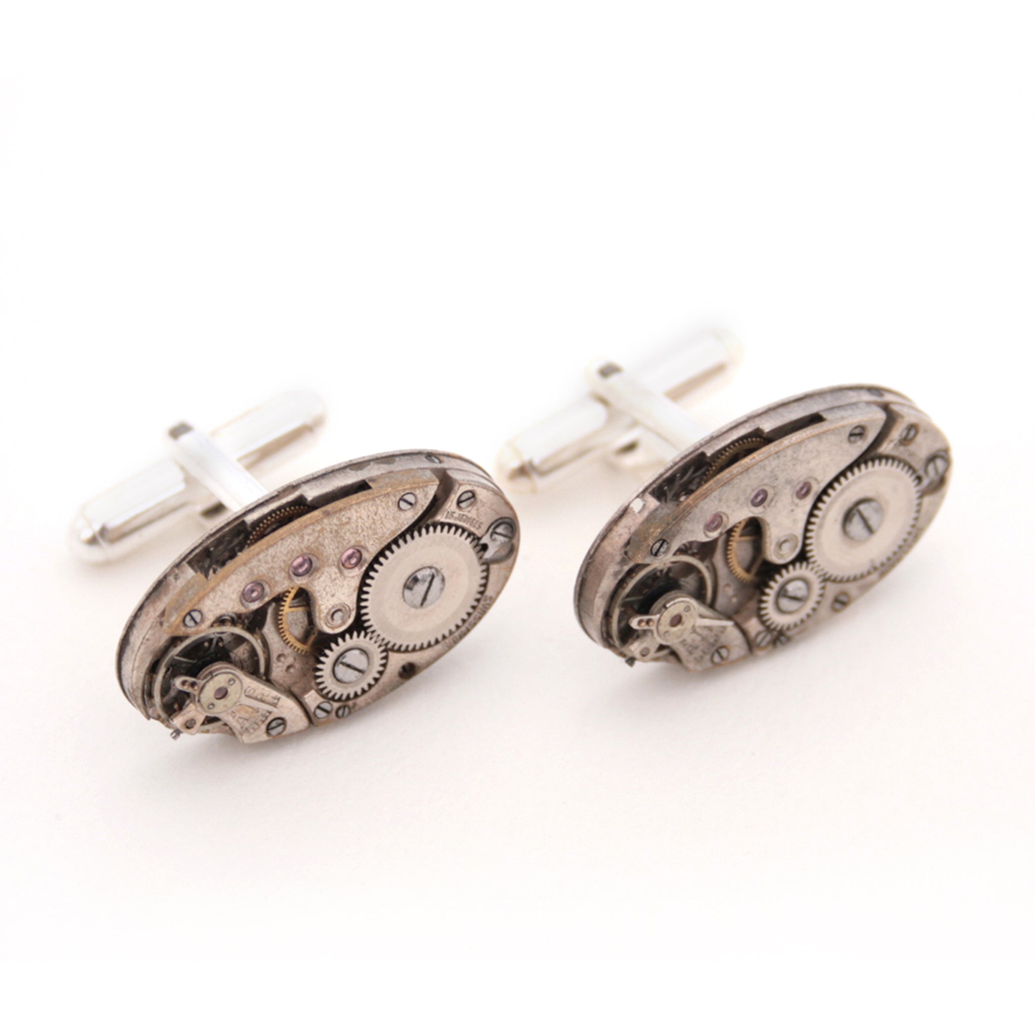 Wedding Cufflinks in Steampunk Style