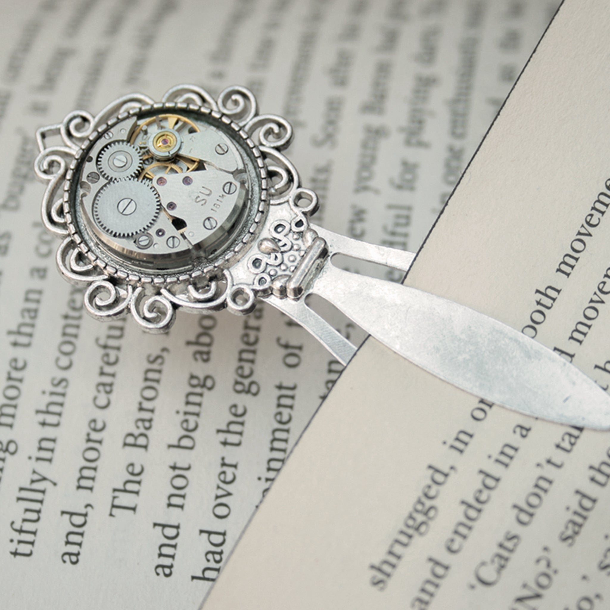 Cool, steampunk bookmark for a bookworm