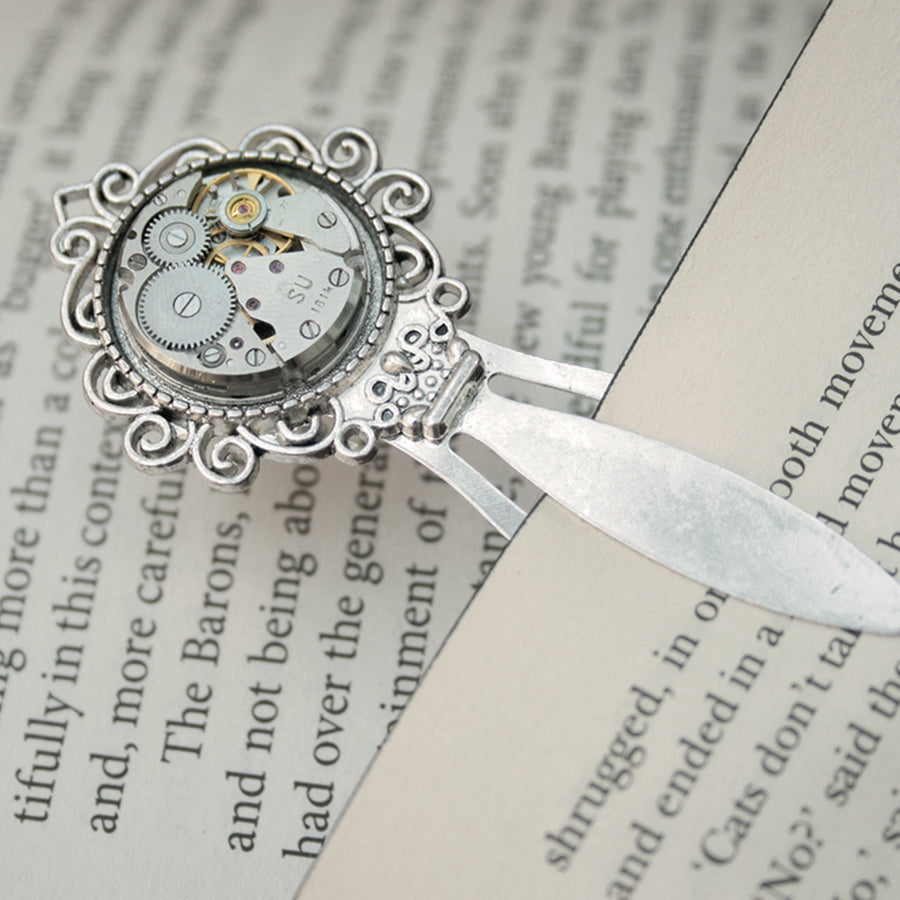 Cool, steampunk bookmark for a bookworm