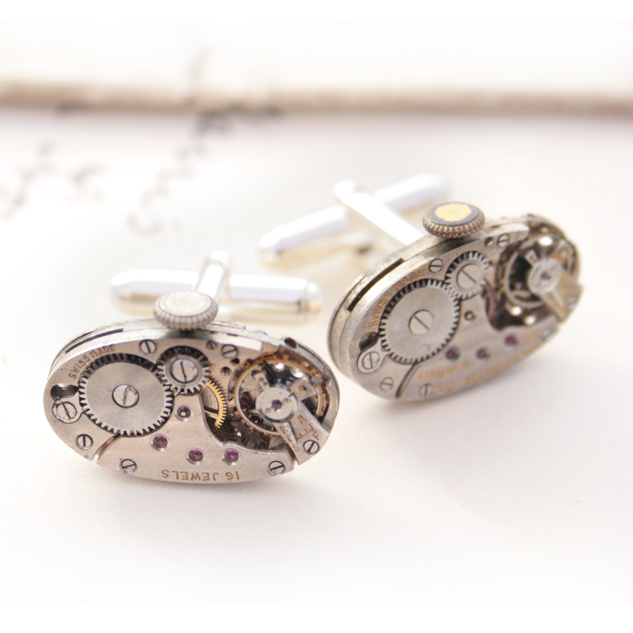 Oval Watch Cufflinks