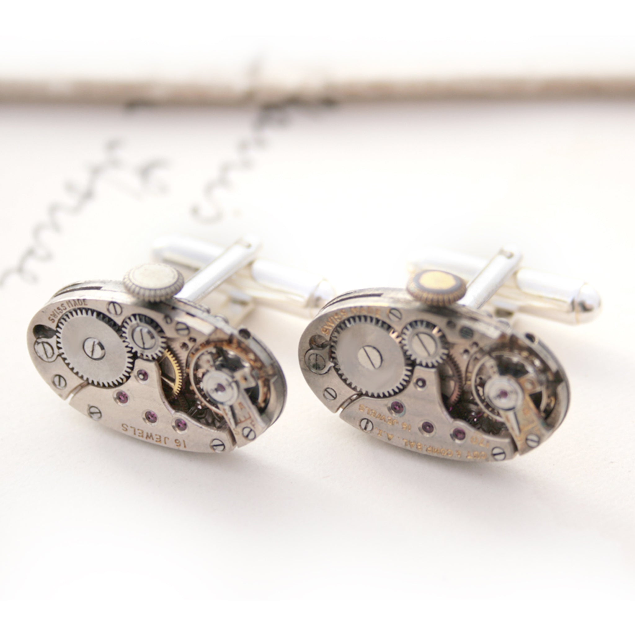 Oval Watch Cufflinks