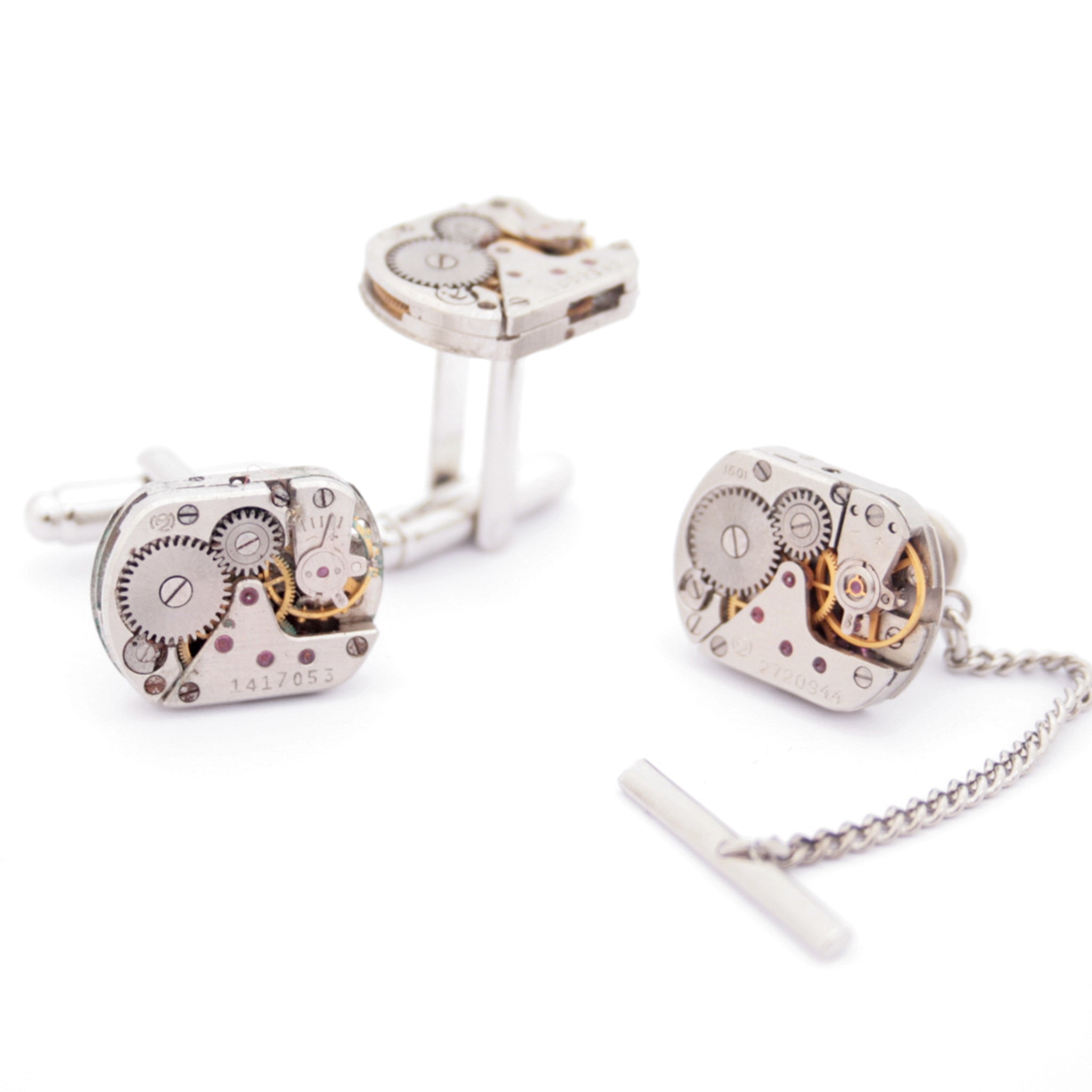 Tie Tack and Cufflinks Set
