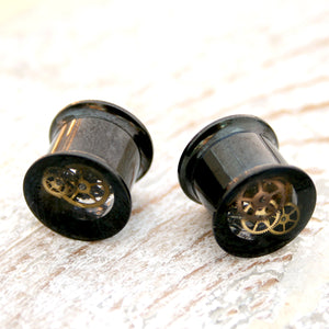 Steampunk clearance ear gauges