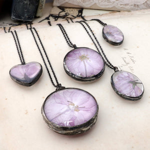 Cute Pink Cherry Blossom Necklace – Bali Mantra