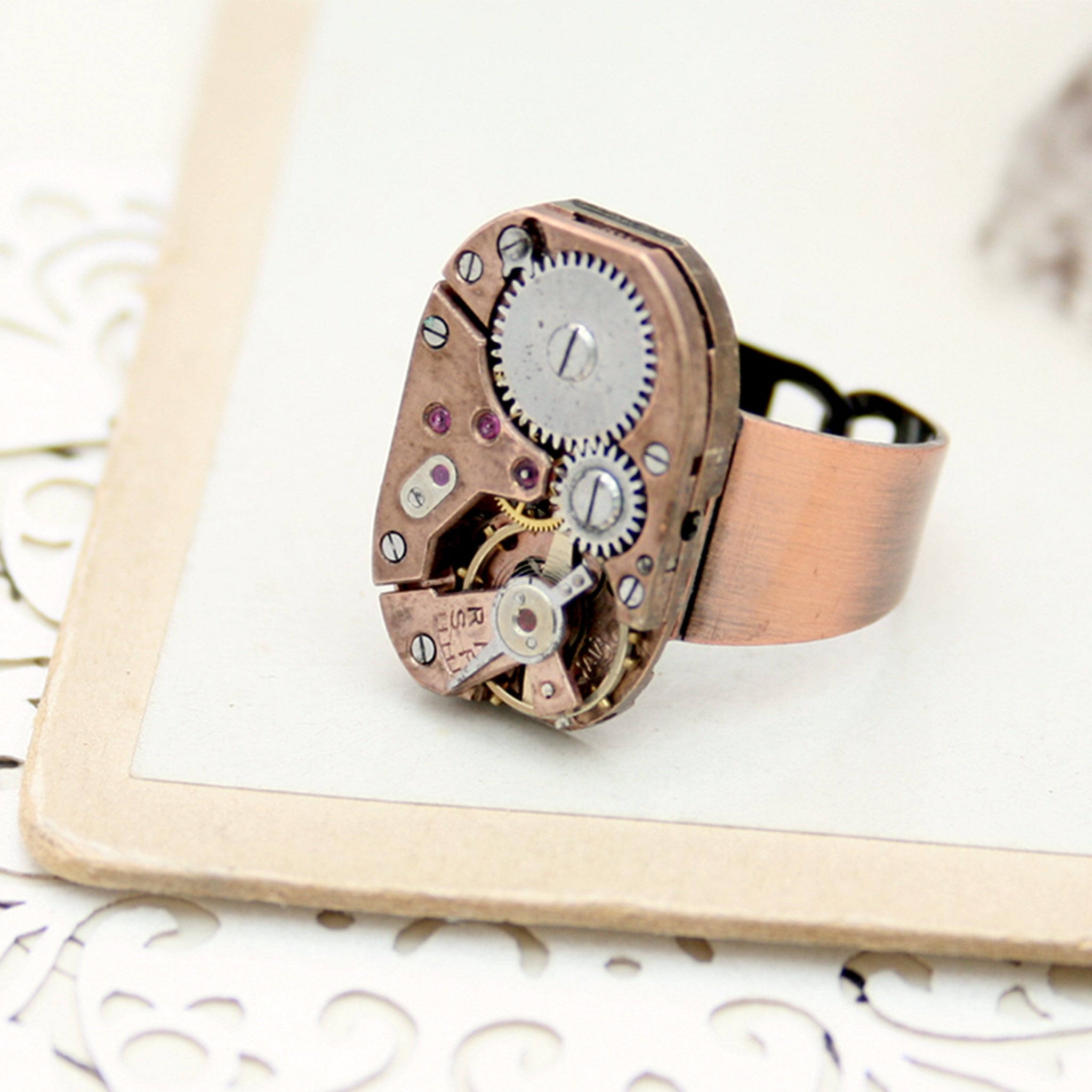 Steampunk Watch with a leather bracelet from Lullis Craft. – Steampunk  StuffI