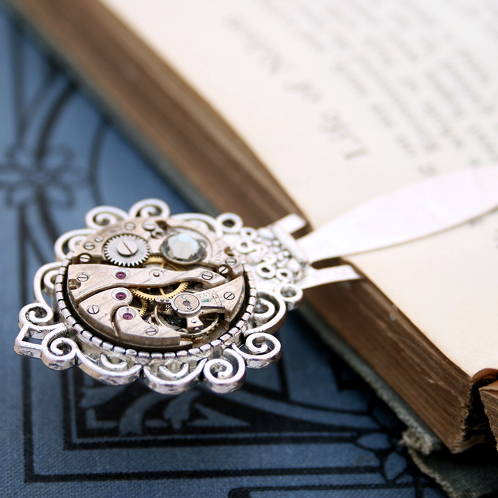 Bookmark with crystal