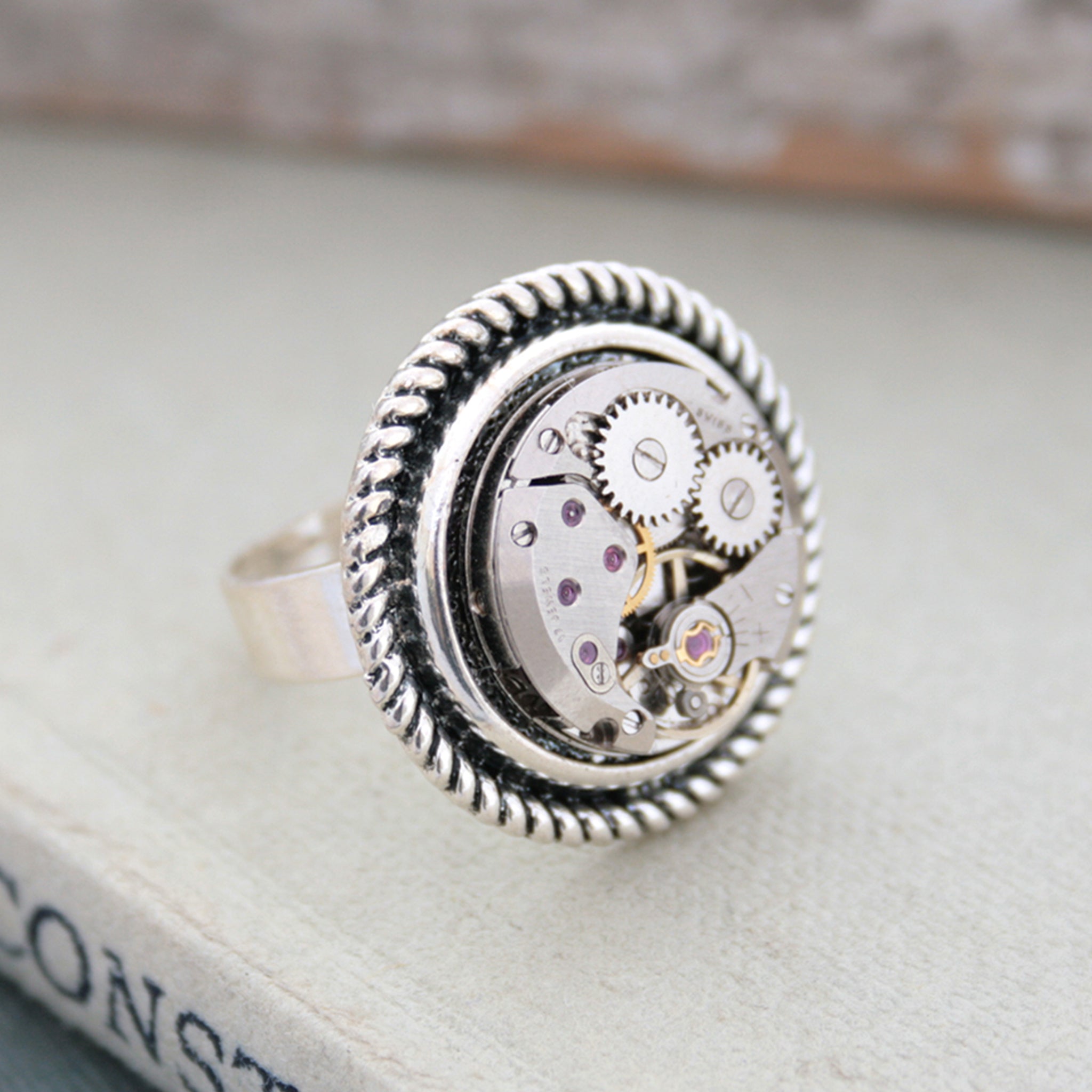 Steampunk Ring for Her