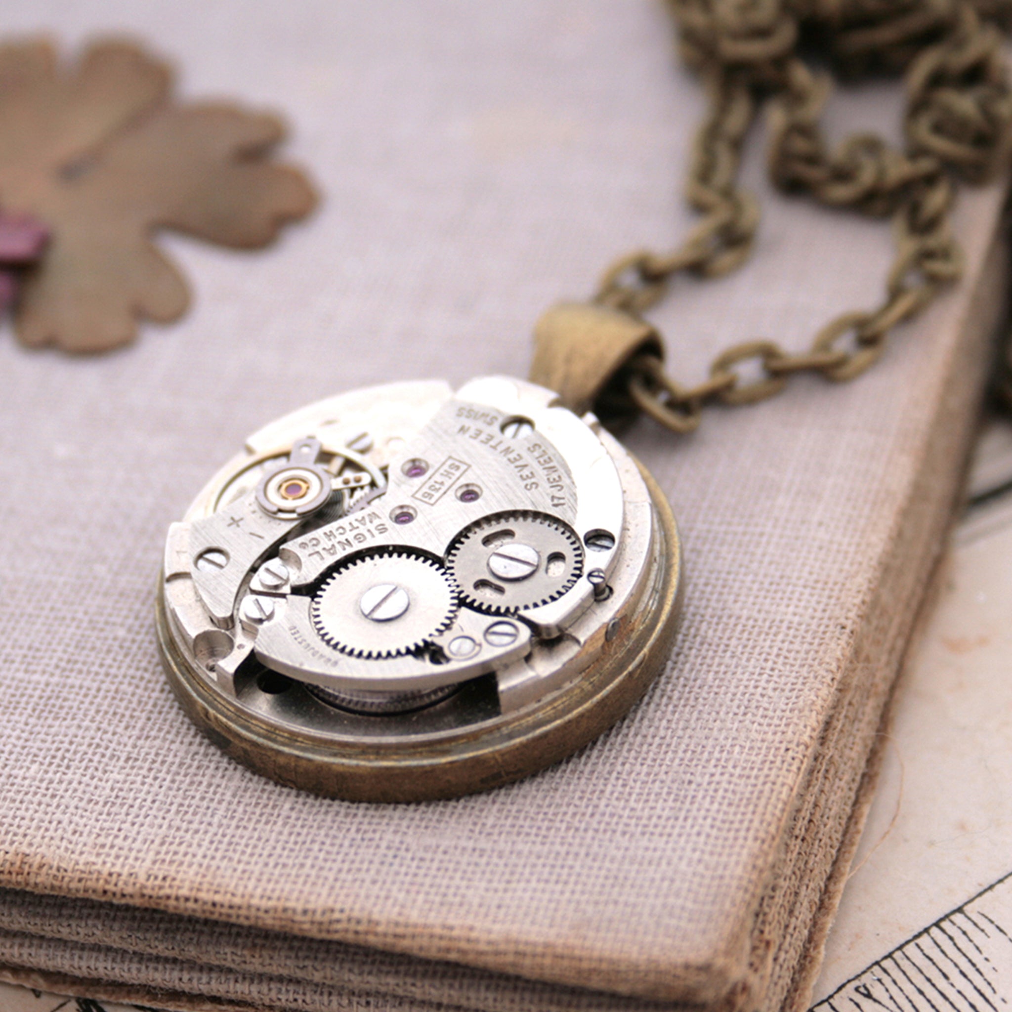 Sunward Vintage Flower Pocket Watch Quartz Necklace India | Ubuy