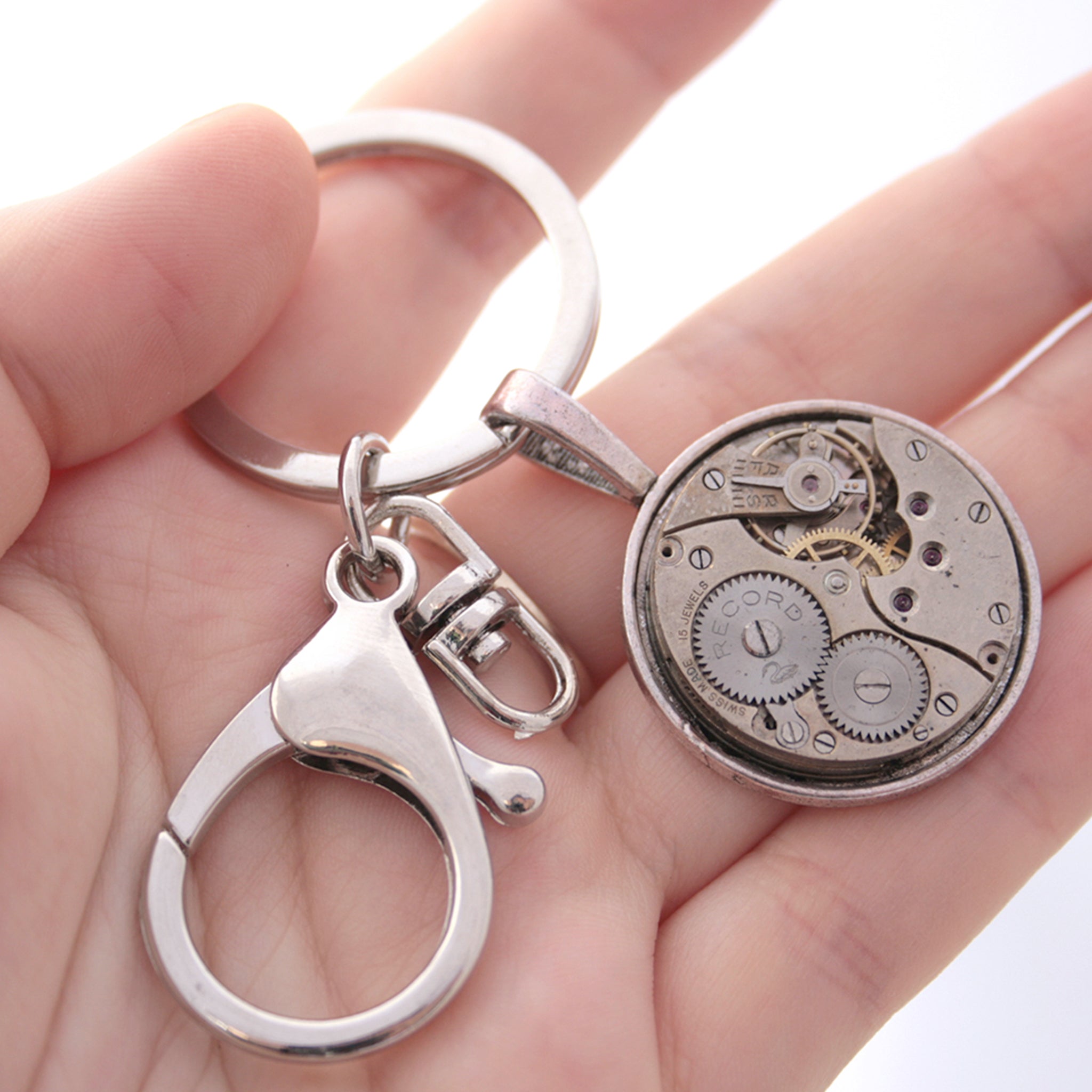 Novelty Keyring with watch work